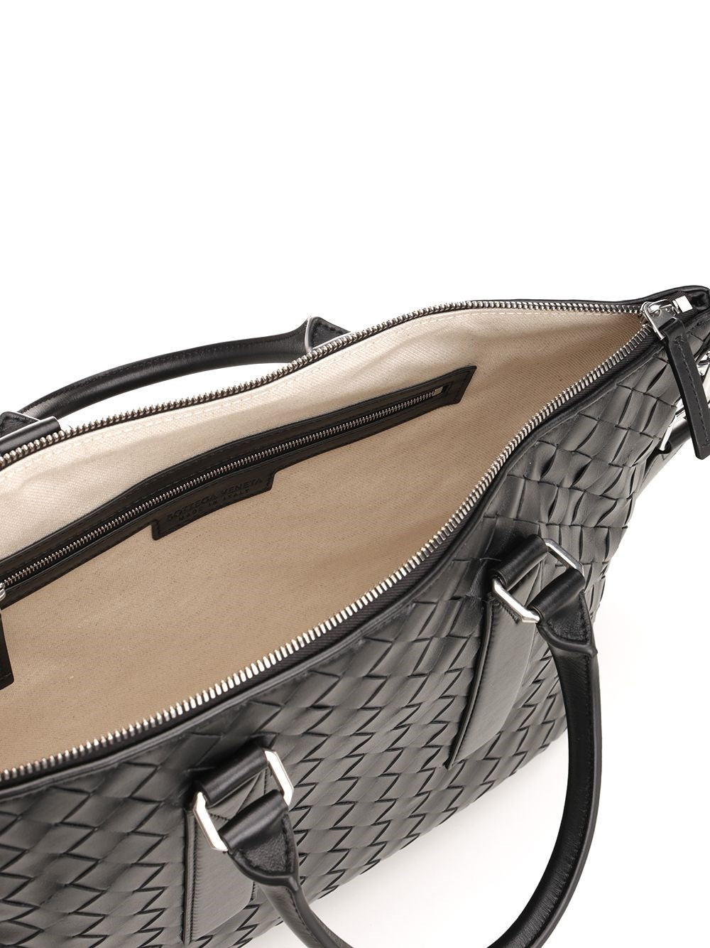 Bottega Veneta Men Soft Leather Business Bag