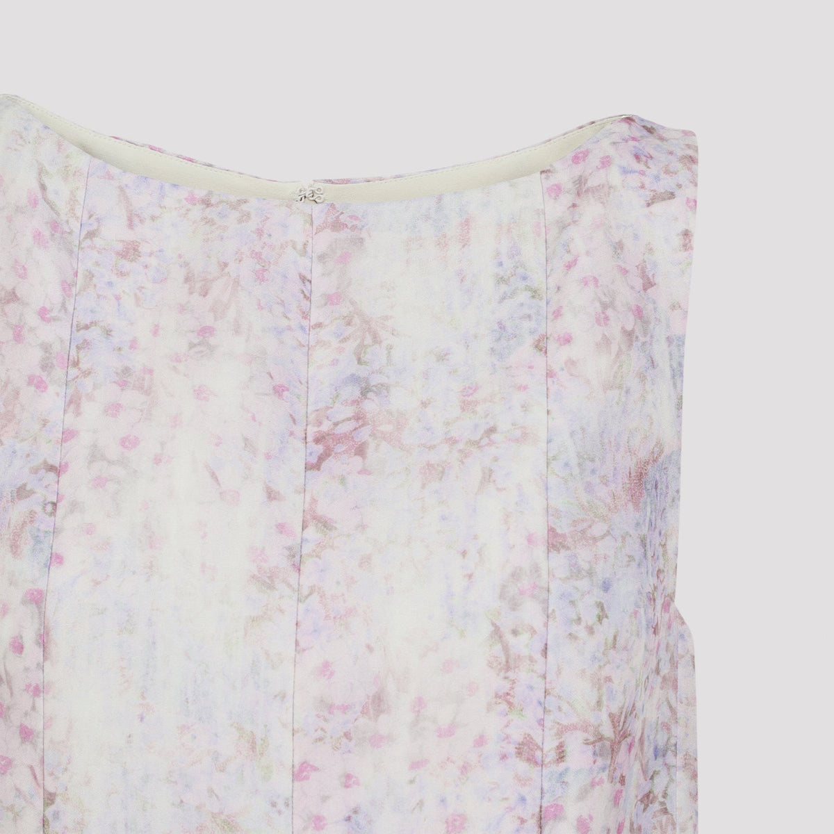 Alberta Ferretti Printed Organza Mini Dress Women