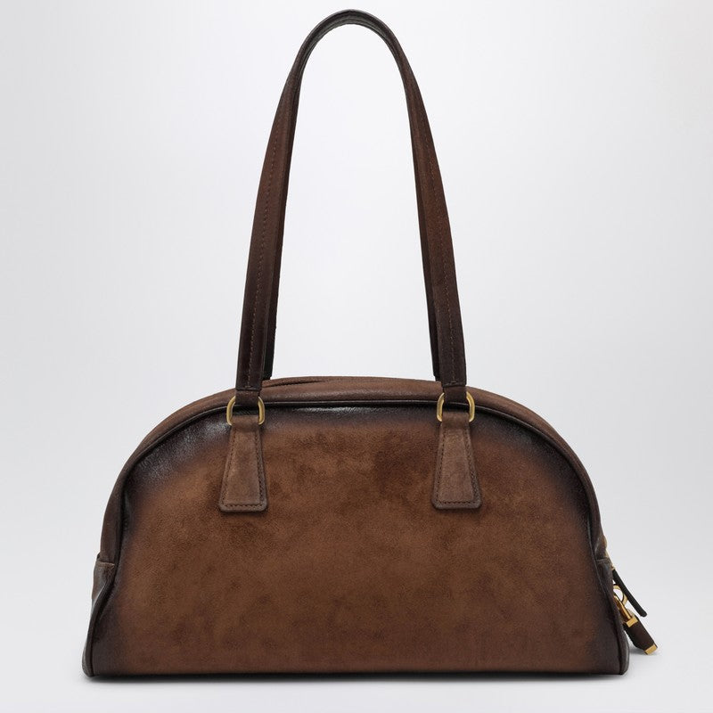 Prada Medium Cacao Prada Bowling Bag Women