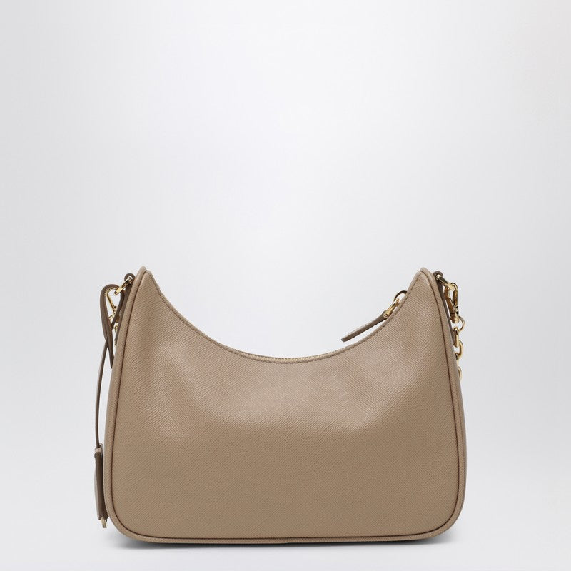 Prada Re-Edition 2005 Bag In Cameo Beige Leather Women