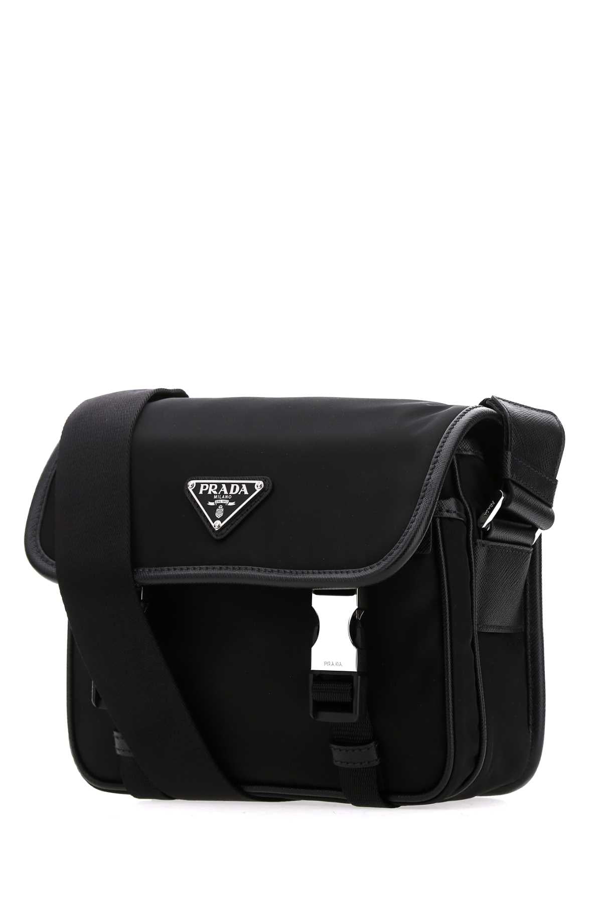 Prada Men Black Re-Nylon Crossbody Bag