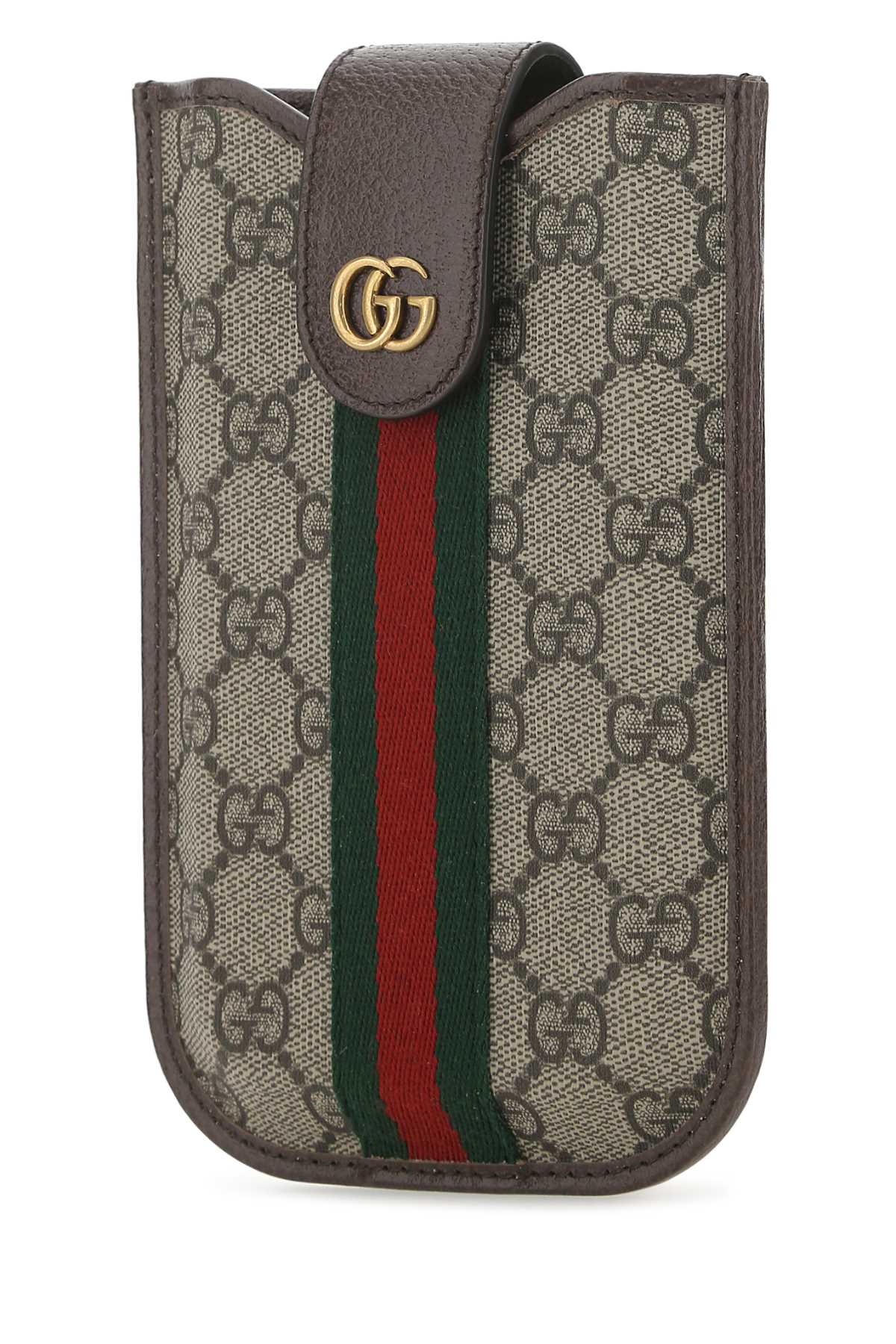 Gucci Men Gg Supreme Fabric Mini Ophidia Crossbody Bag