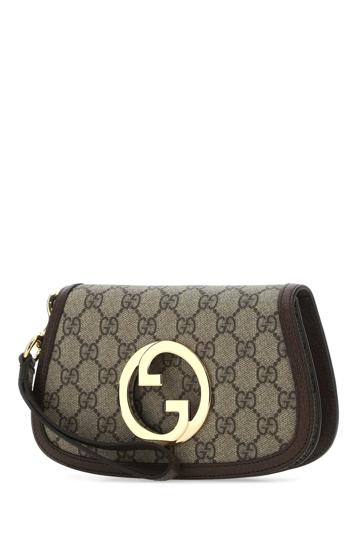 Gucci Men Gg Supreme Fabric Mini Gucci Blondie Clutch
