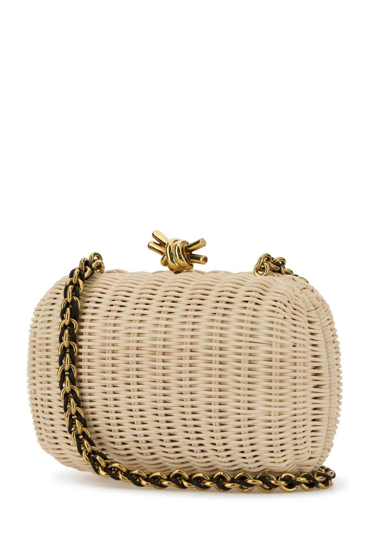 Bottega Veneta Women Raffia Knot Clutch