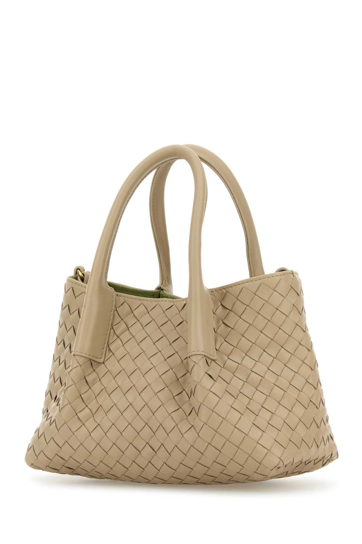 Bottega Veneta Women Sand Leather Small Pinacoteca Shopping Bag
