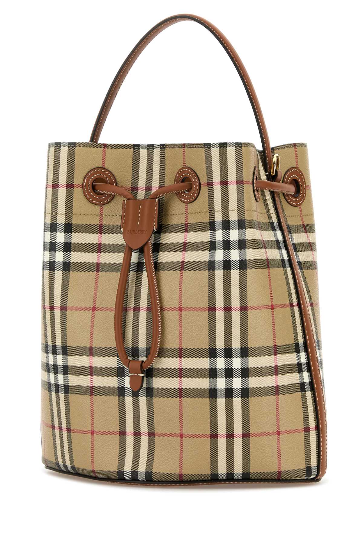 Burberry Women Printed Canvas Bucket Bag