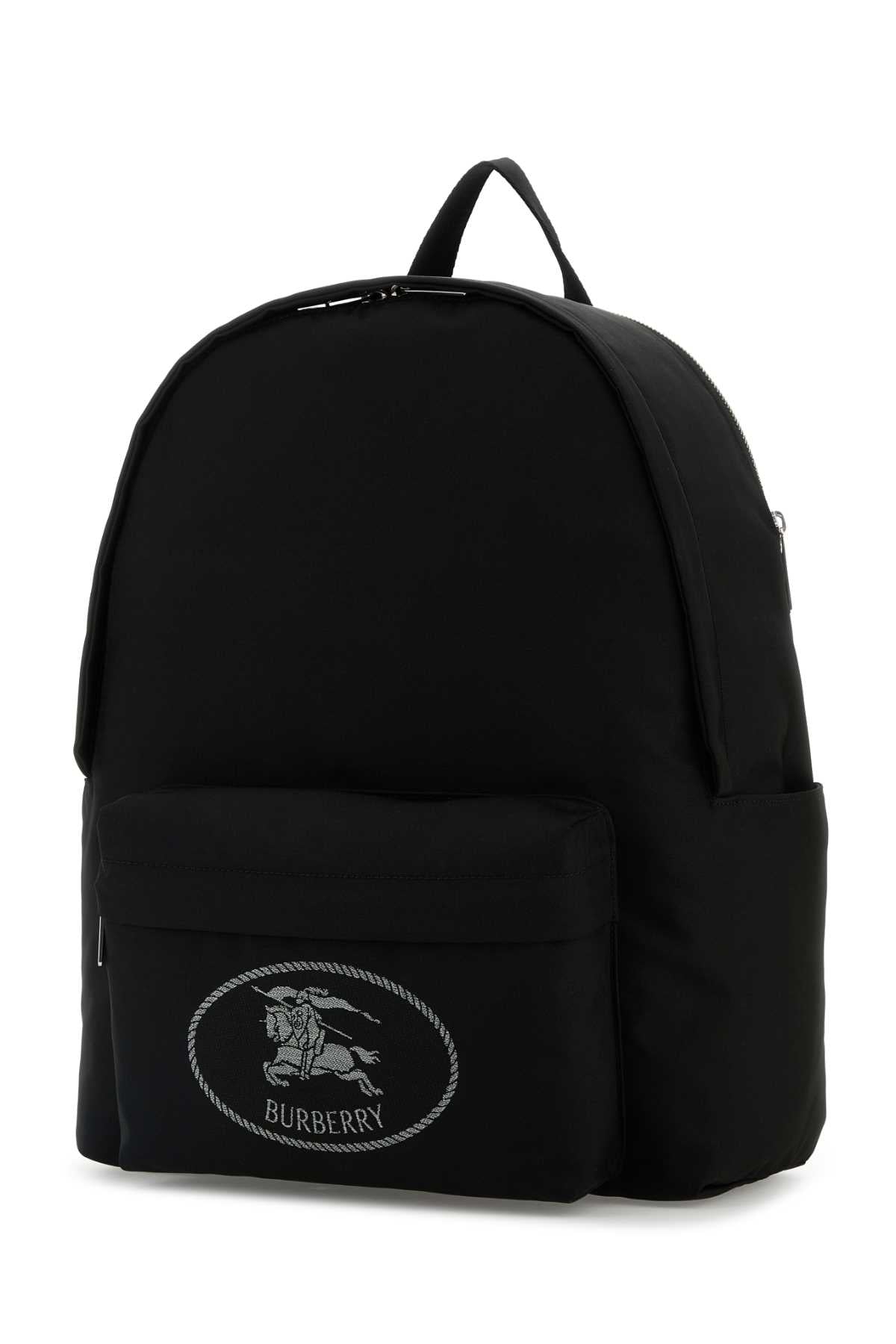 Burberry Men Black Canvas Backpack