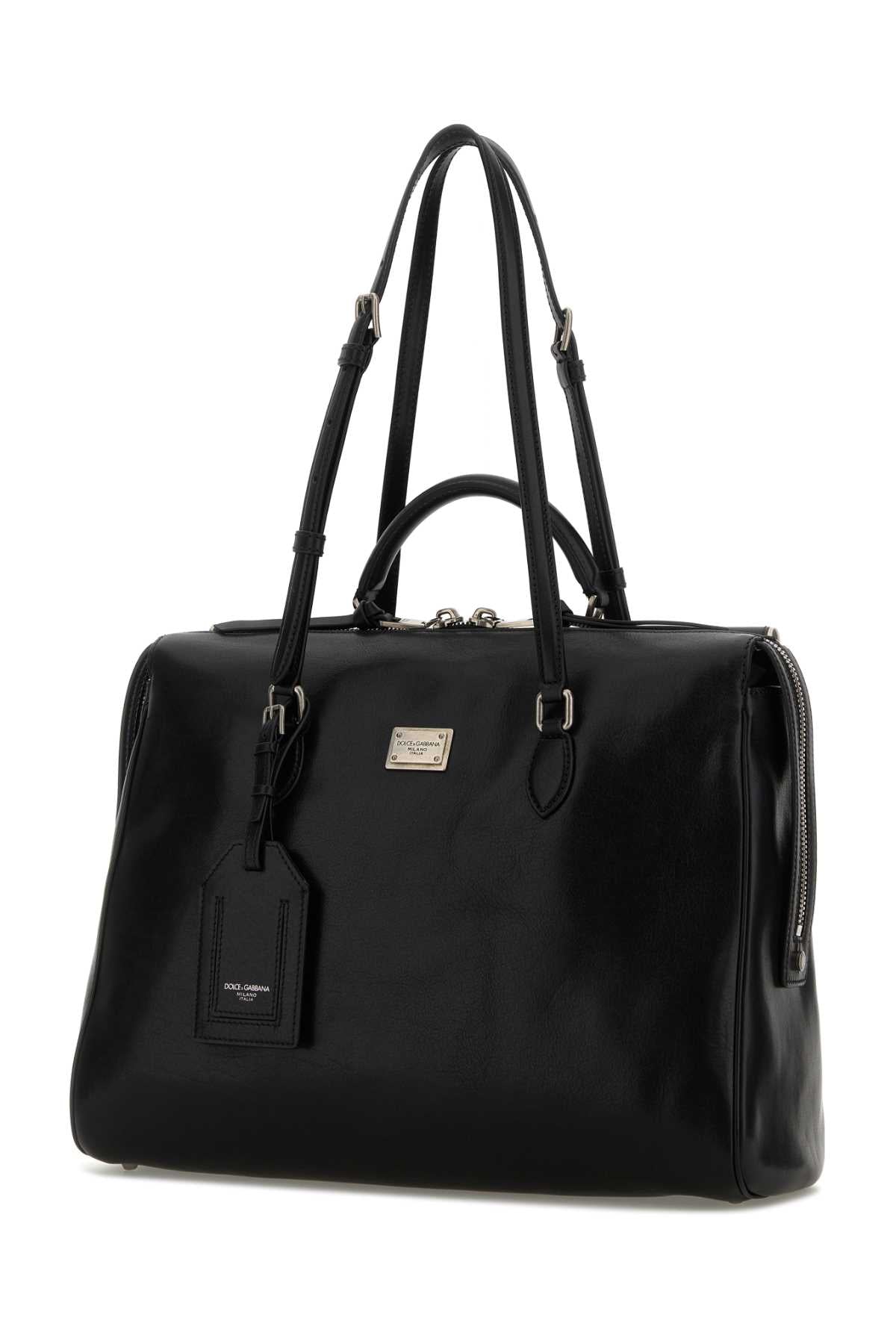 Dolce & Gabbana Women Black Leather Vittoria Handbag