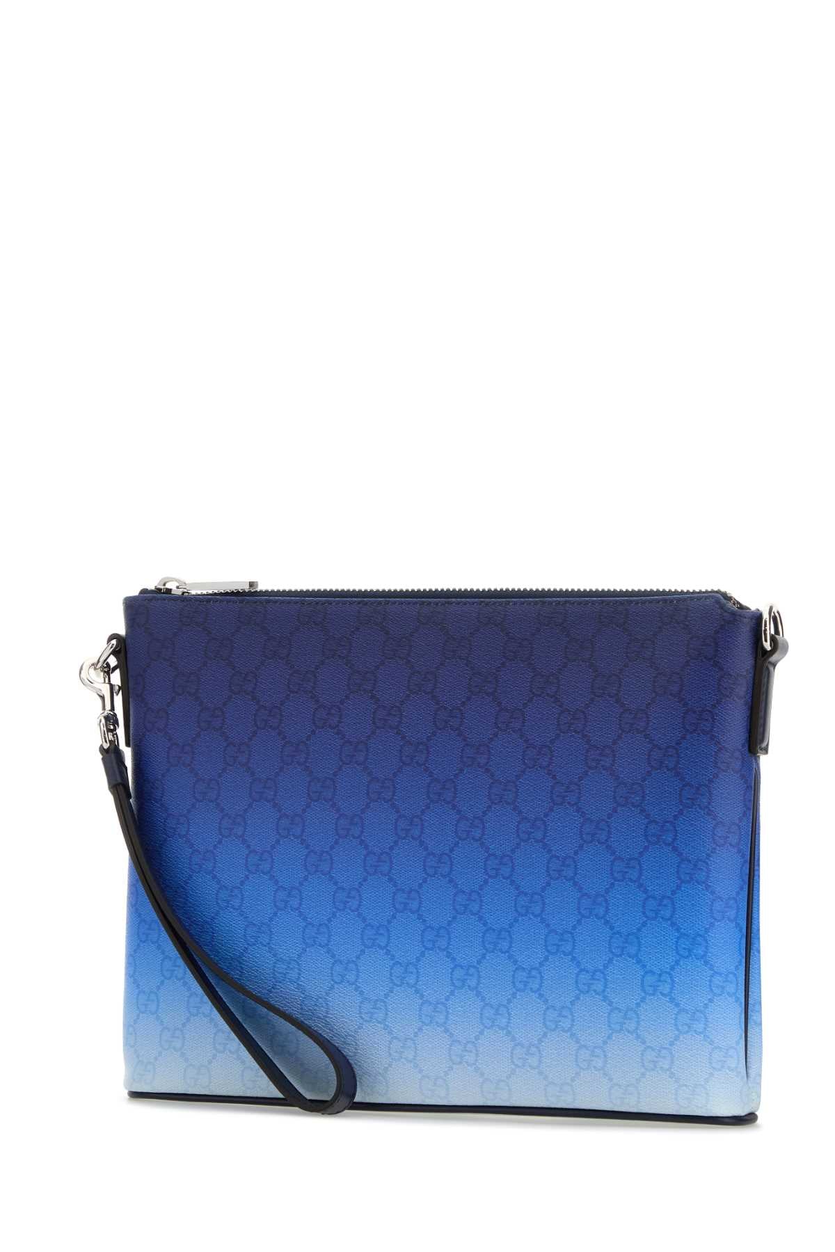 Gucci Men Printed Canvas Clutch