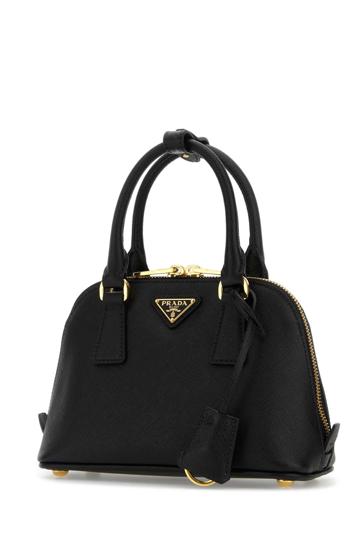 Prada Women Black Leather Handbag