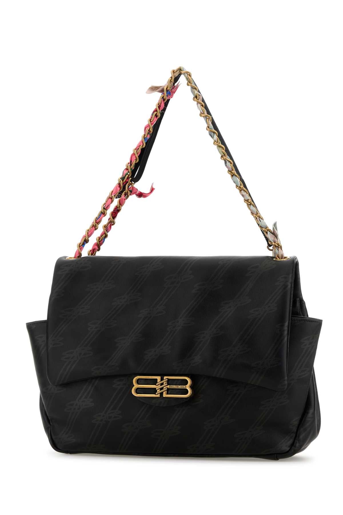 Balenciaga Women Printed Leather Medium Darling Shoulder Bag