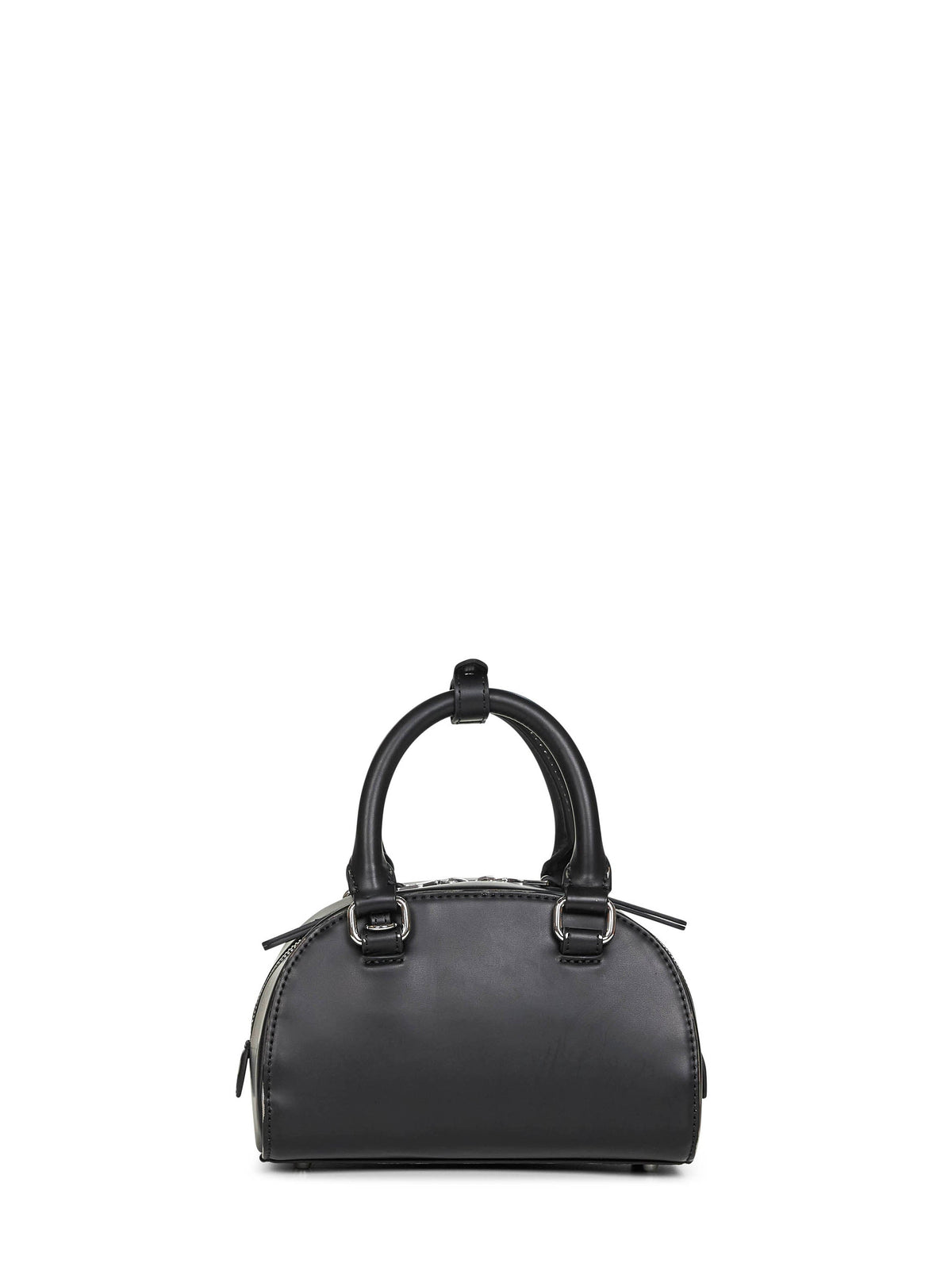 Diesel Women Black 1Dr Dome Crossbody Mini Bowling Bag