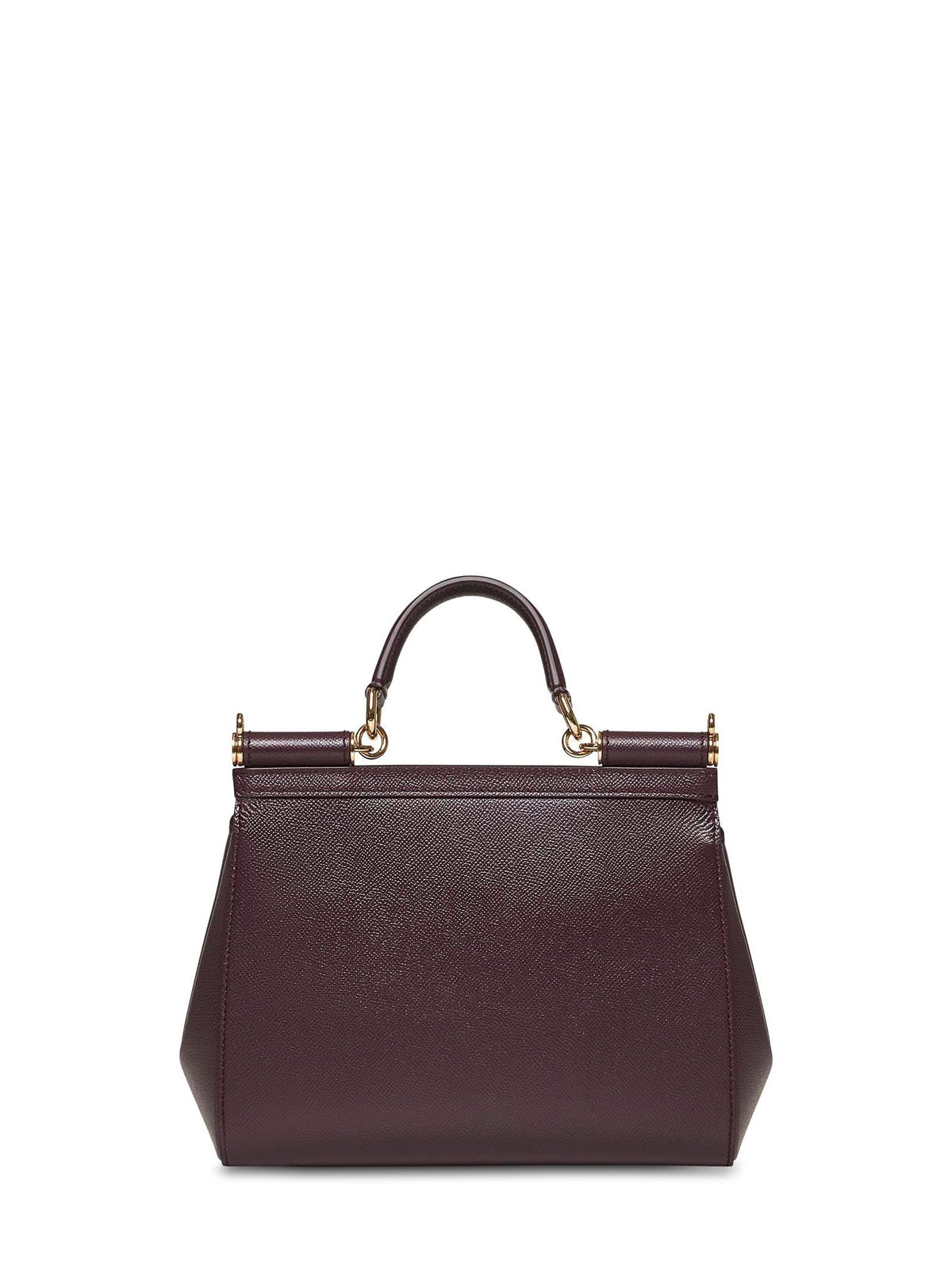 Dolce & Gabbana Women Burgundy Large Sicily Handbag