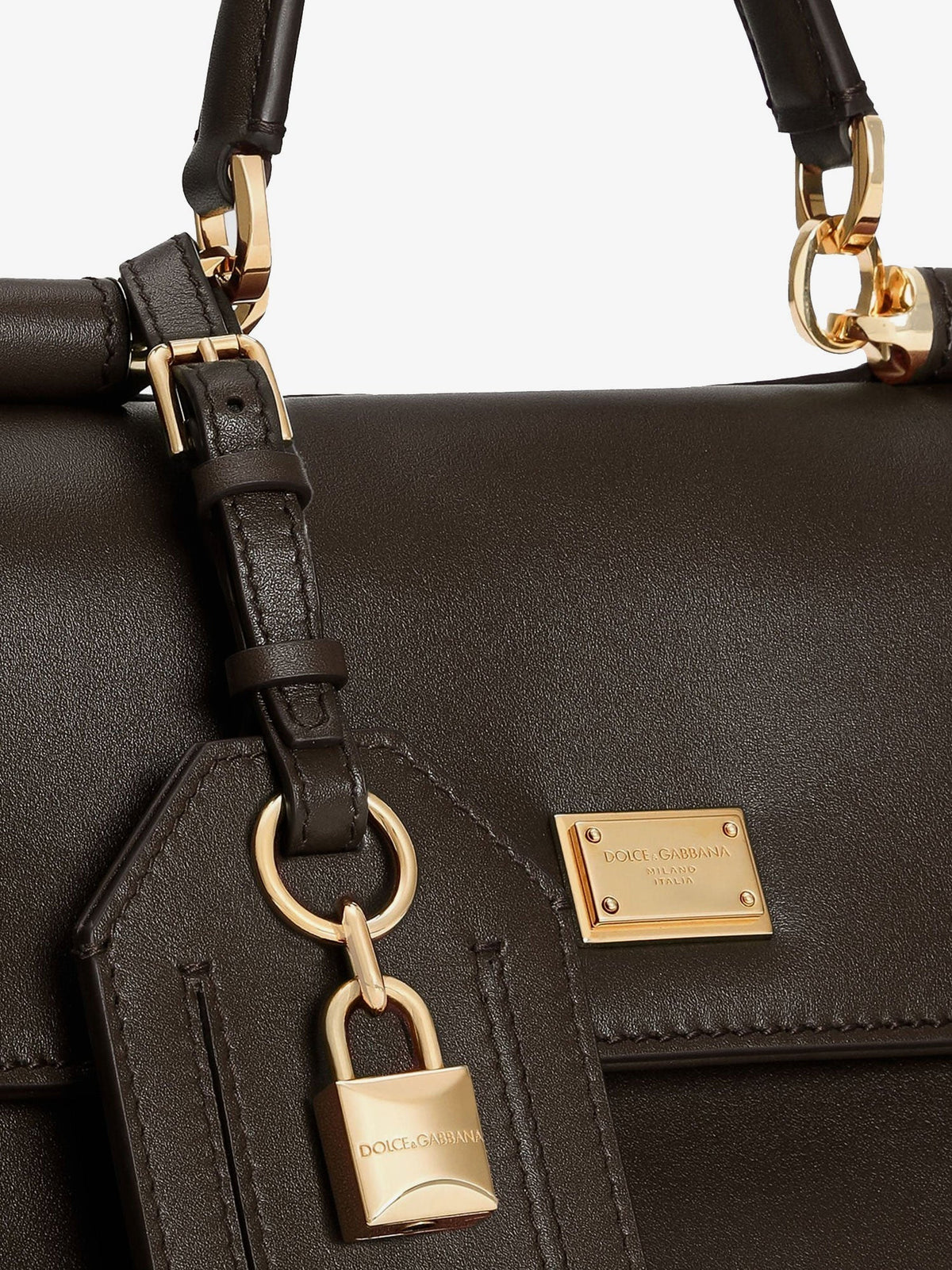 Dolce & Gabbana Women My Sicily Leather Shoulder Bag