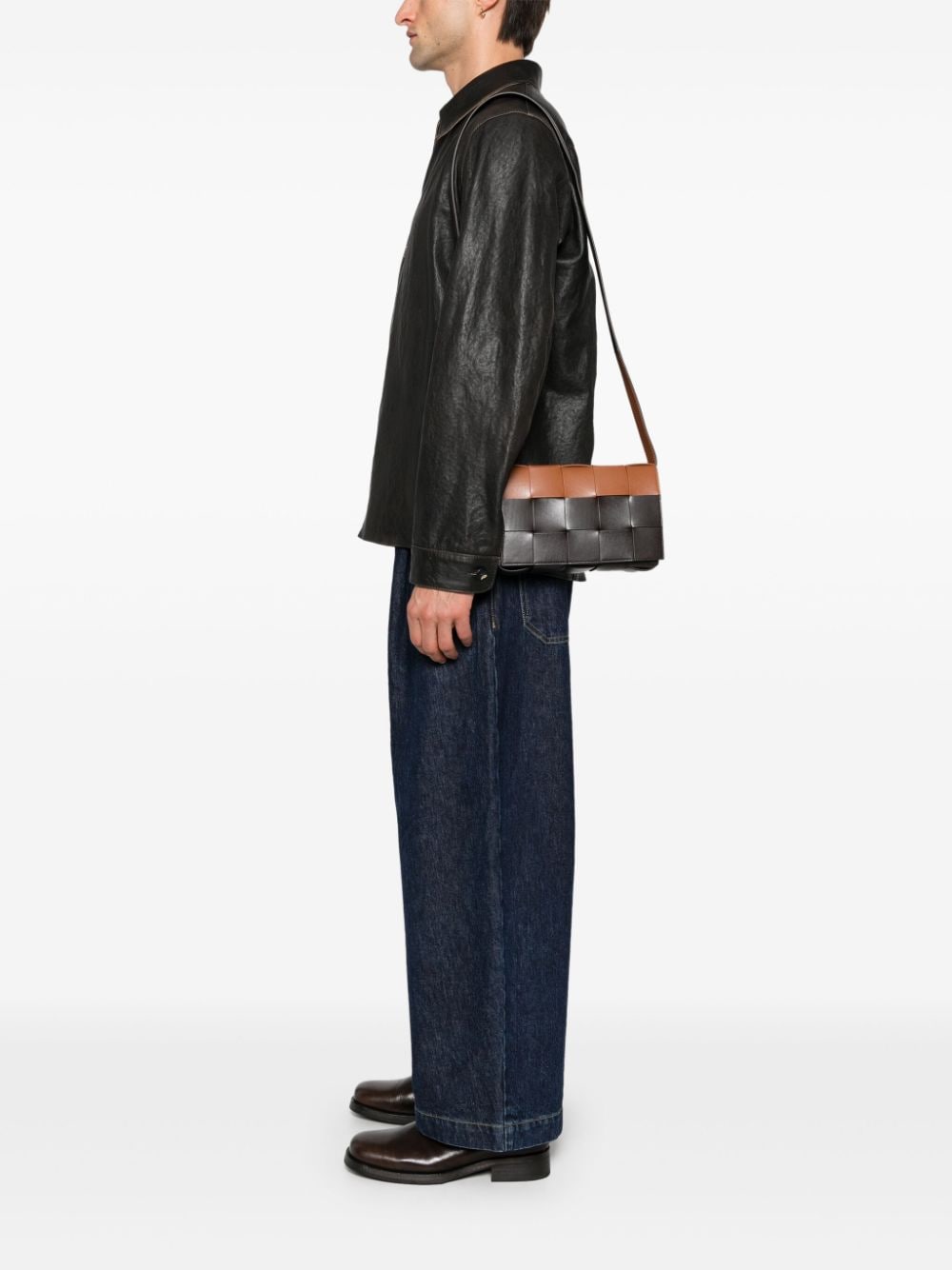 Bottega Veneta Men Handbag With Weaving