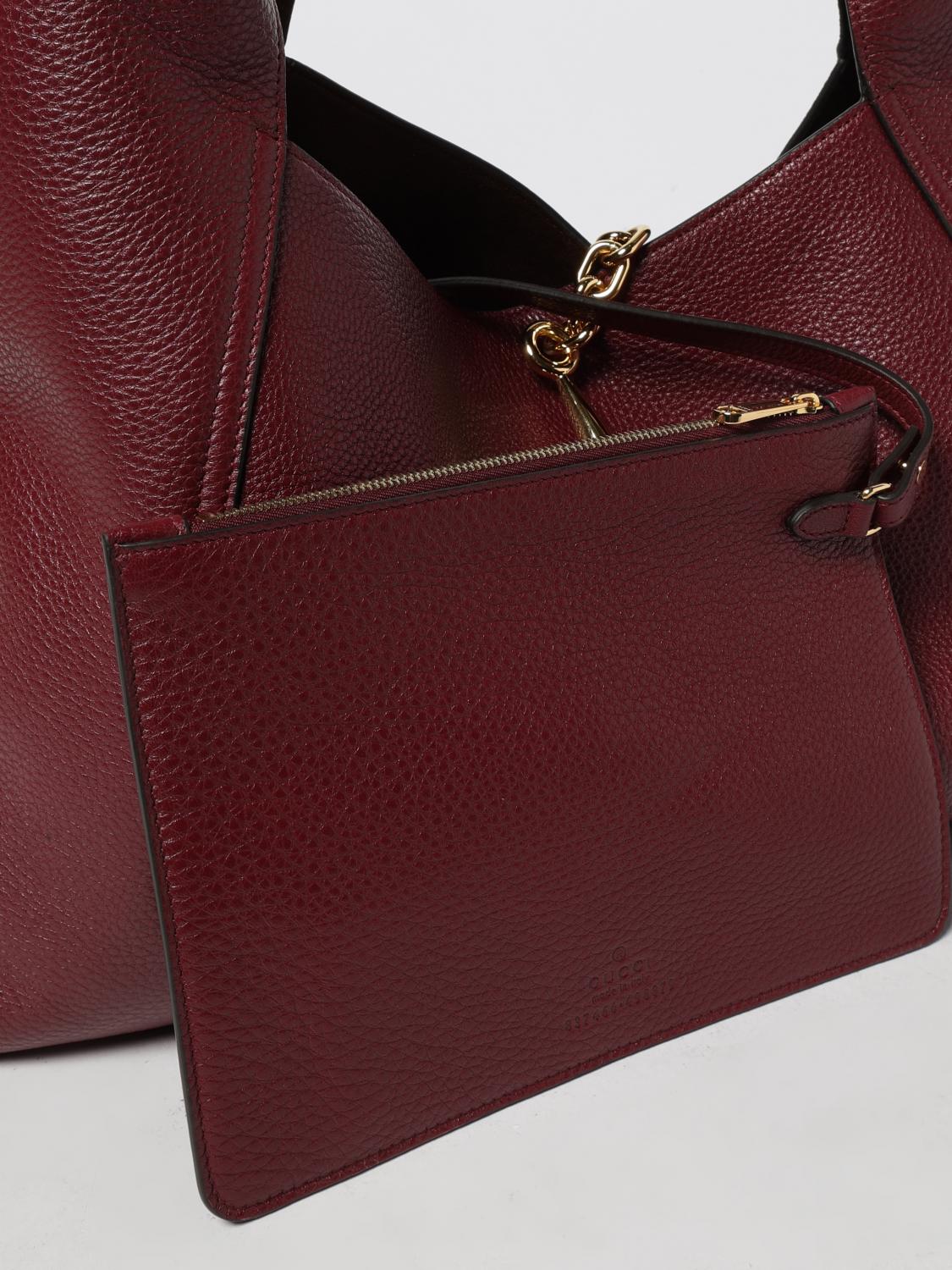 Gucci Shoulder Bag Woman Burgundy