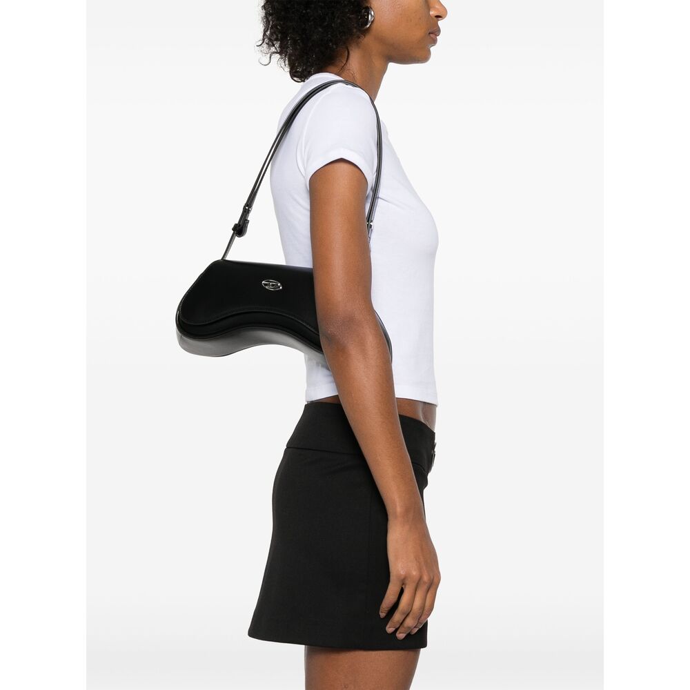 Diesel Black Shoulder Bags Women