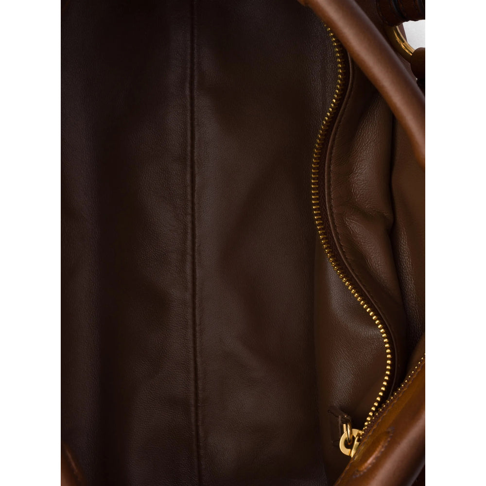Prada Brown Shoulder Bags Women
