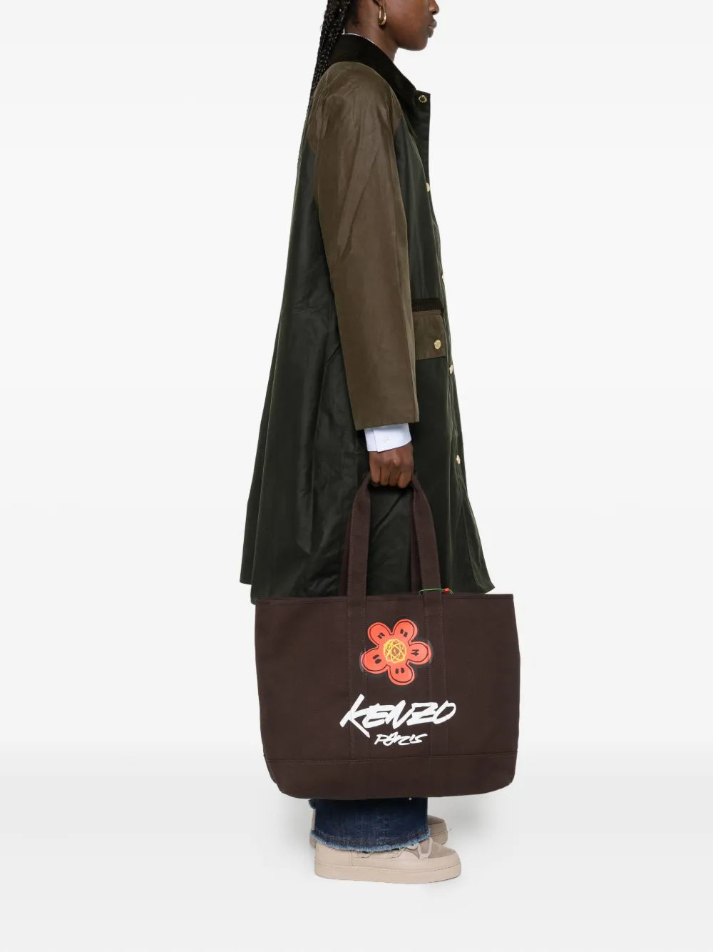 Kenzo Women Kenzo X Futura 2000 Kenzo Utility Boke Flower-Print Tote Bag