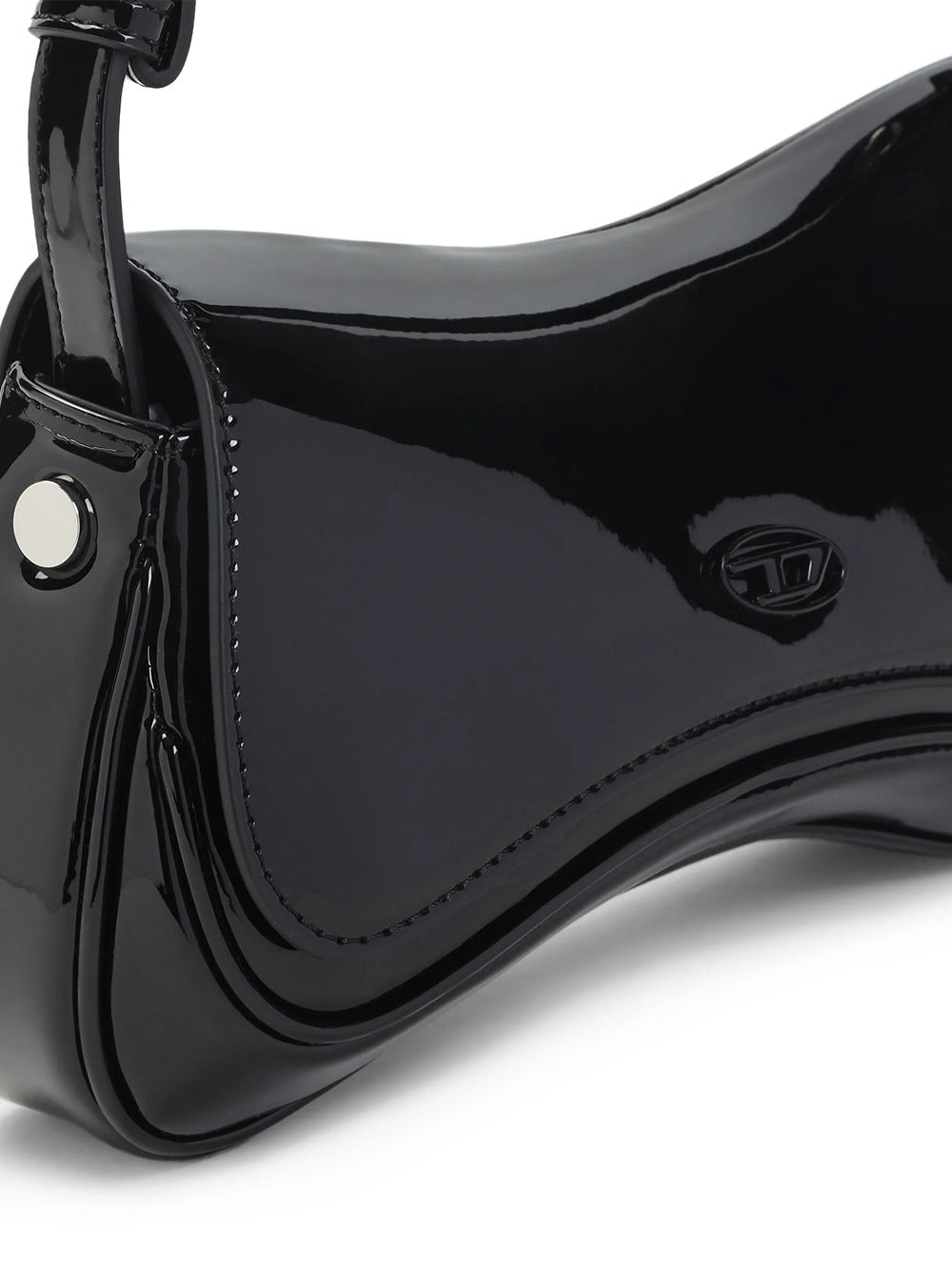 Diesel Women Play Shoulder Bag With Logo Plaque