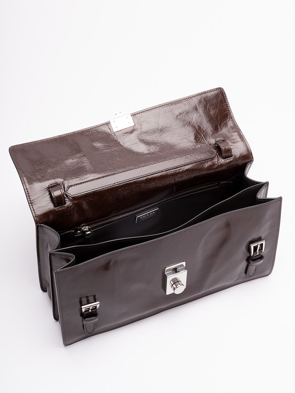 Prada Women Leather Shoulder Bag