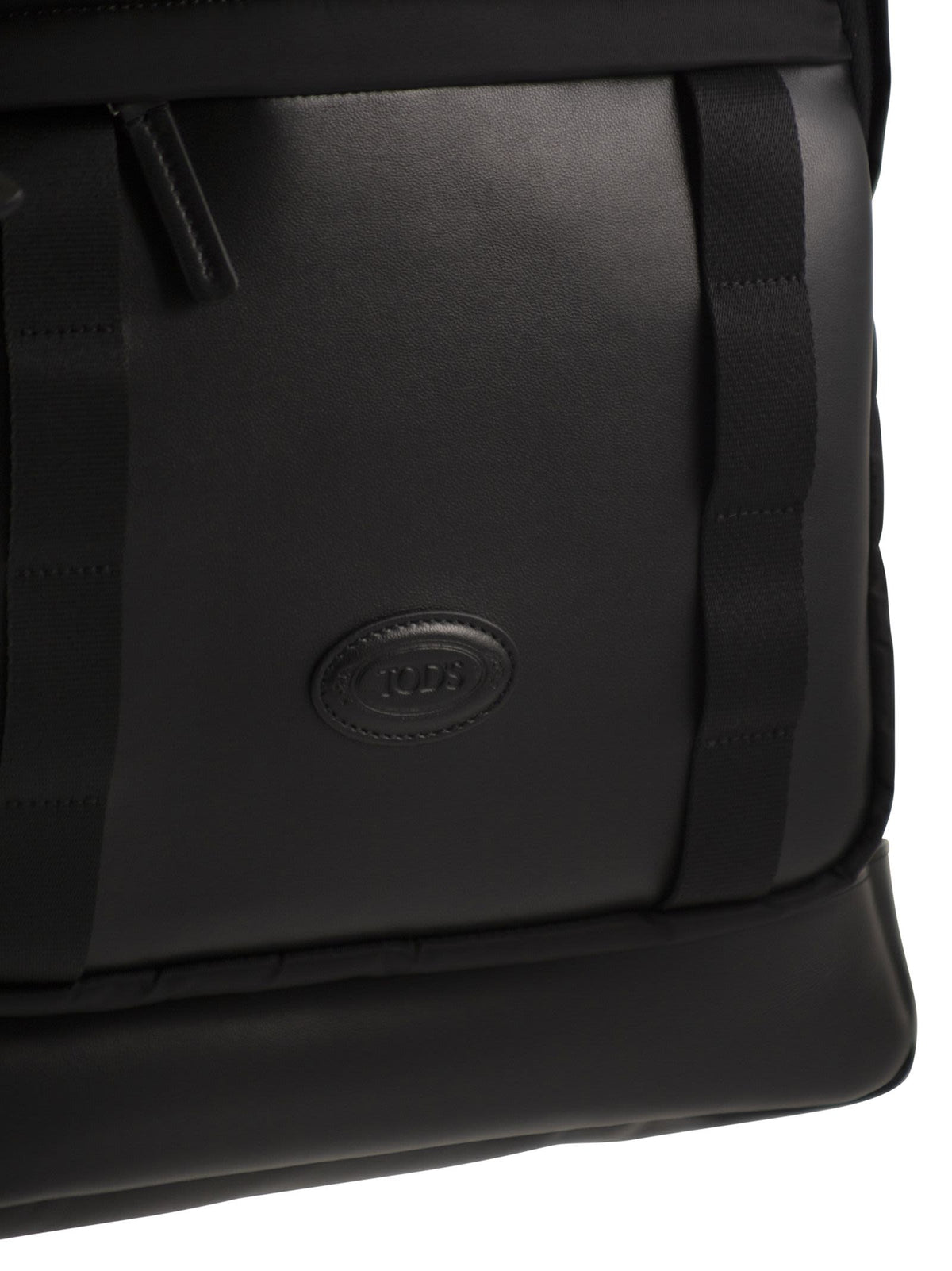 Tod's Men Fabric And Leather Rucksack