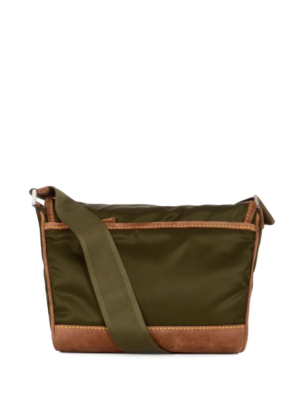 Prada Men Re-Nylon And Leather Crossbody Bag