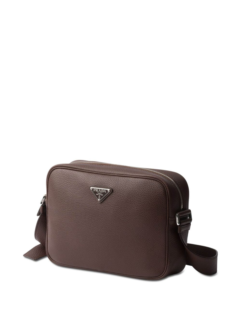 Prada Men Leather Crossbody Bag