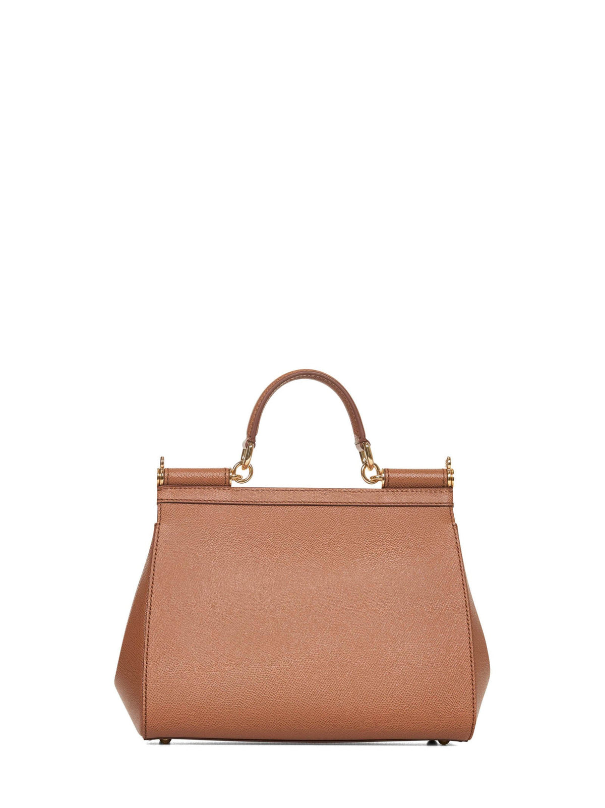 Dolce & Gabbana Women Camel Large Sicily Handbag