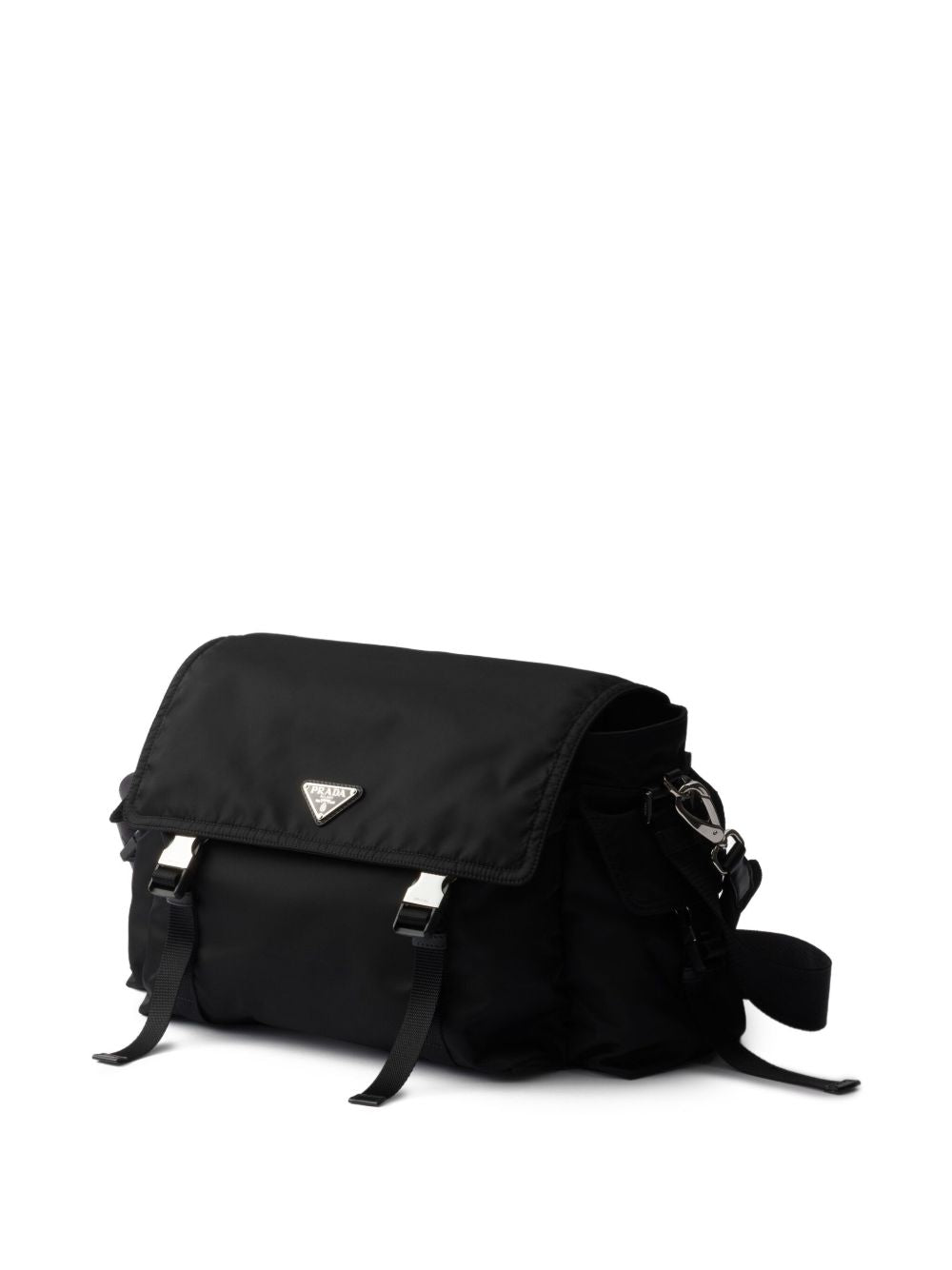 Prada Men Prada Explore Re-Nylon And Leather Crossbody Bag