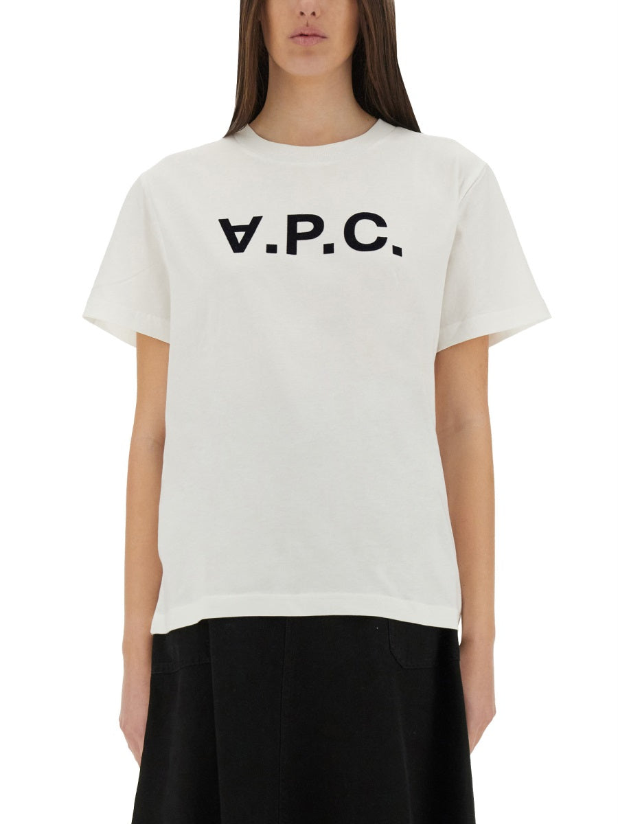 A.P.C. Women T-Shirt With Logo