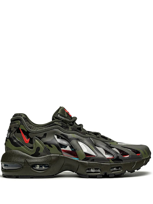 X Supreme Air Max 96 Camo Sneakers
