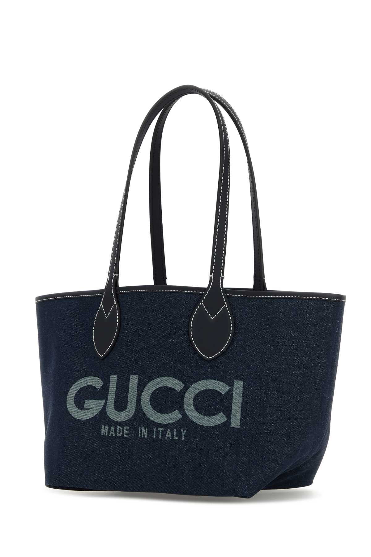 Gucci Women Denim Totissima Reversibile Shopping Bag