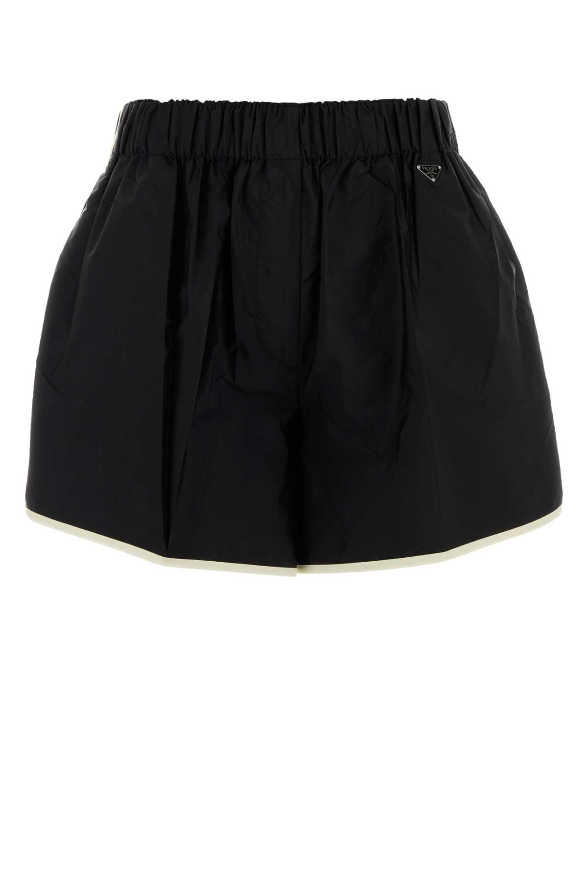Prada Women Black Re-Nylon Shorts
