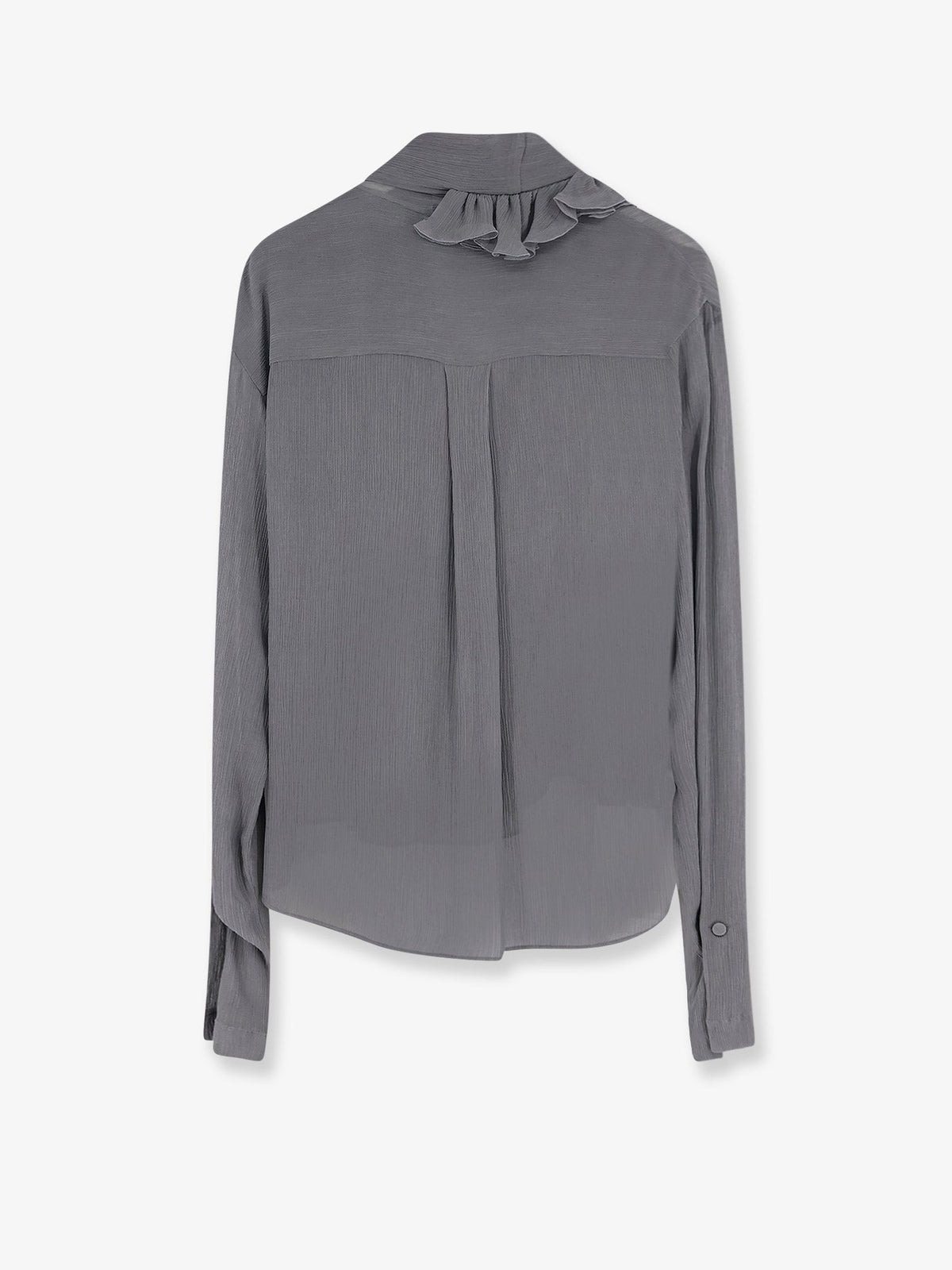 Alberta Ferretti Women Crepe Shirt With Rouches