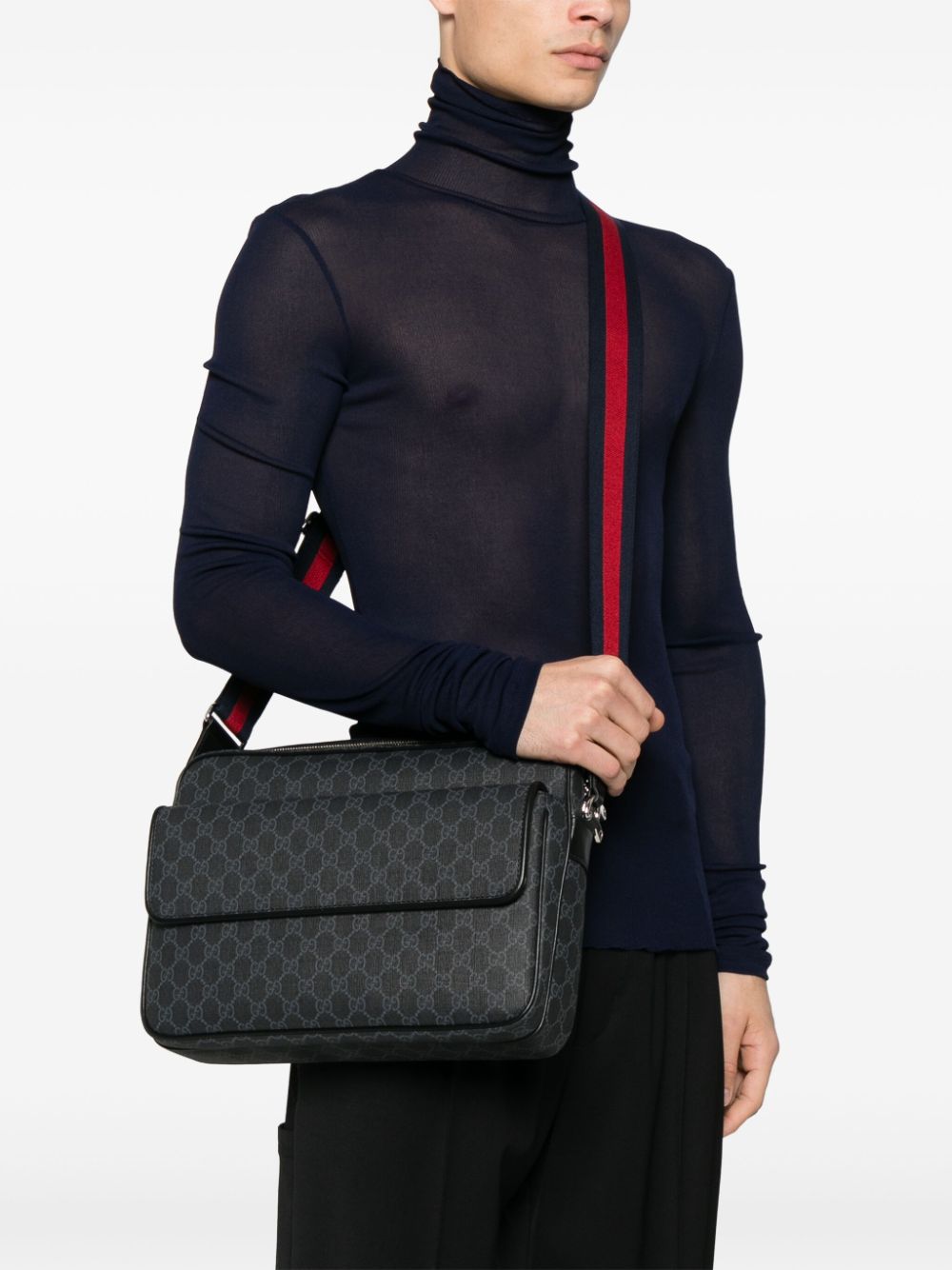 Gucci Men Gg Shoulder Bag