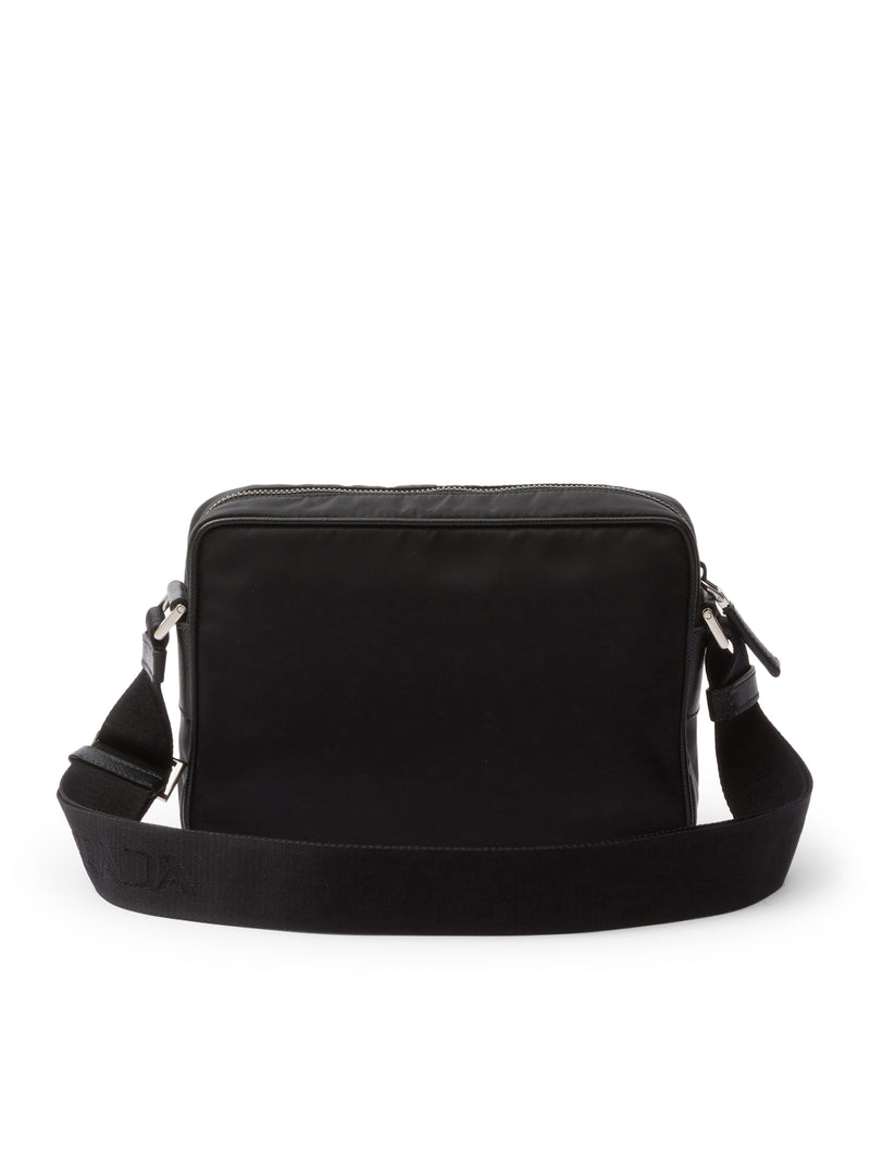 Prada Men Shoulder Bag In Re-Nylon And Saffiano