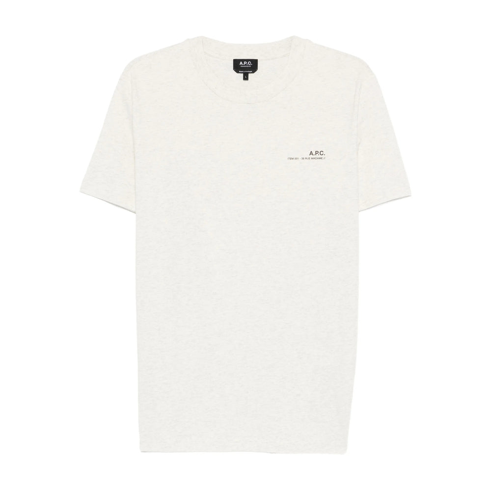 A.P.C. Neutrals T-Shirts & Vests - T-Shirts Men