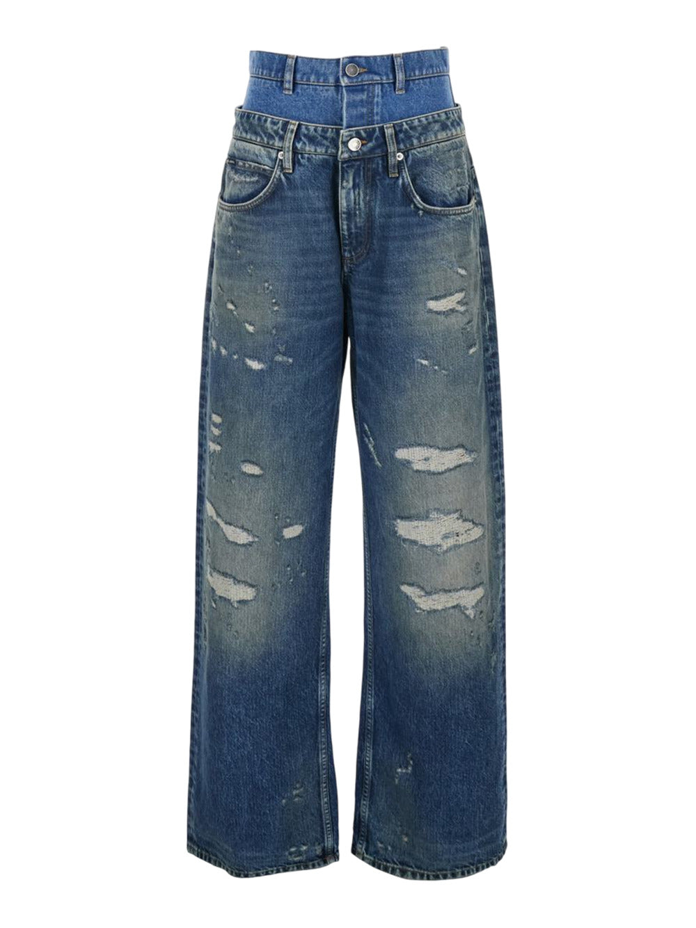 Dolce & Gabbana Women Double-Waisted Jeans