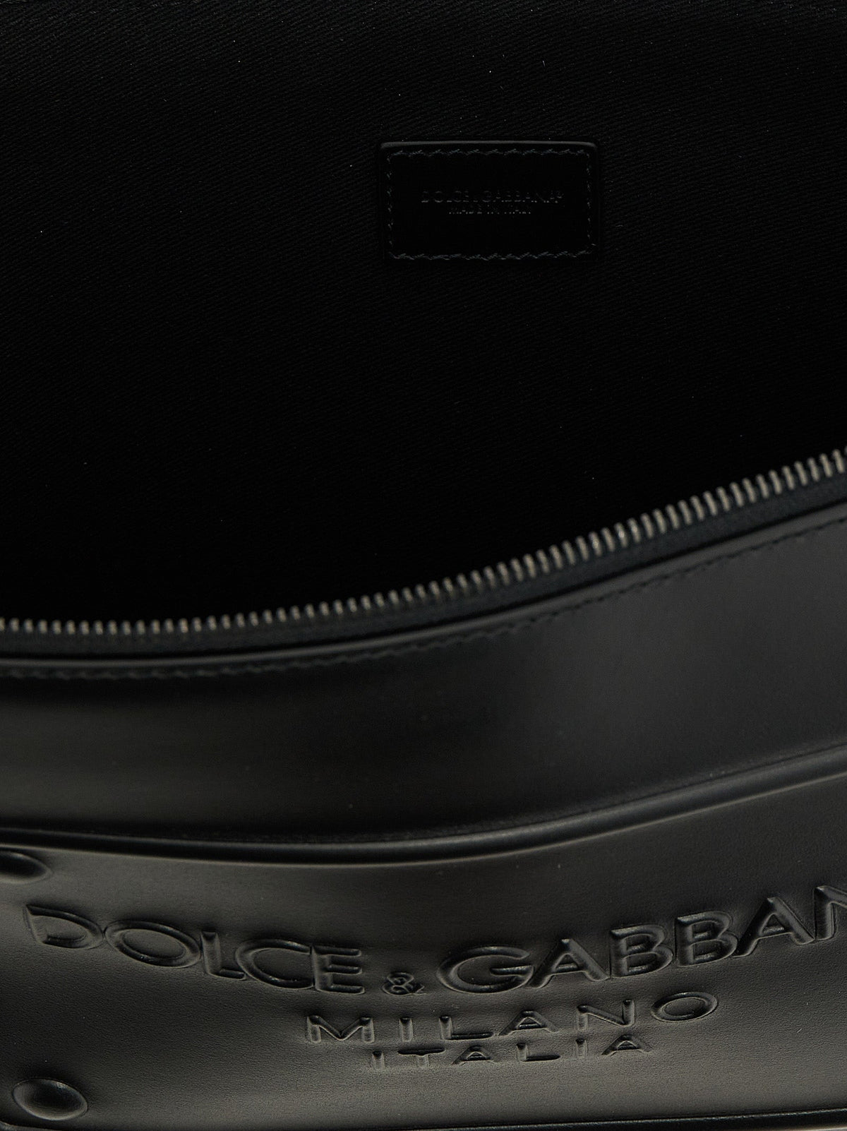 Dolce & Gabbana Men Large Plaque Pouch