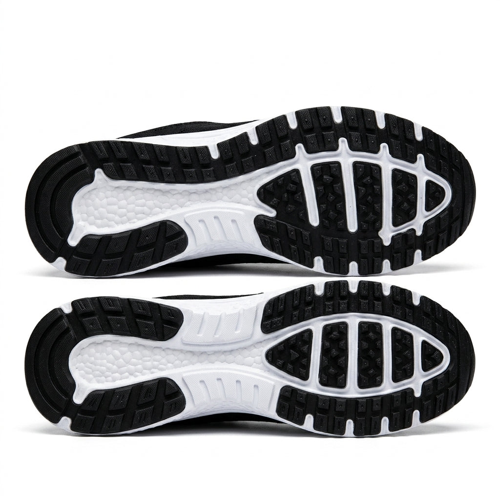 Women's Mesh Low-Top Sports Sneakers | EVA Sole Wedge Heel Casual Shoes