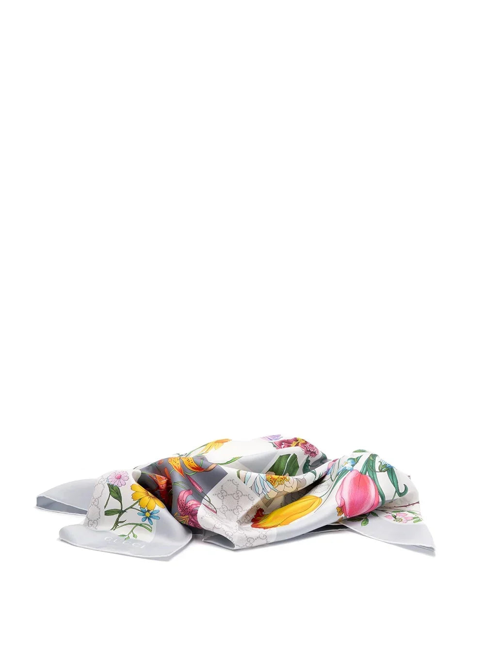 Gucci Women `Mini Blocks Flora` Foulard